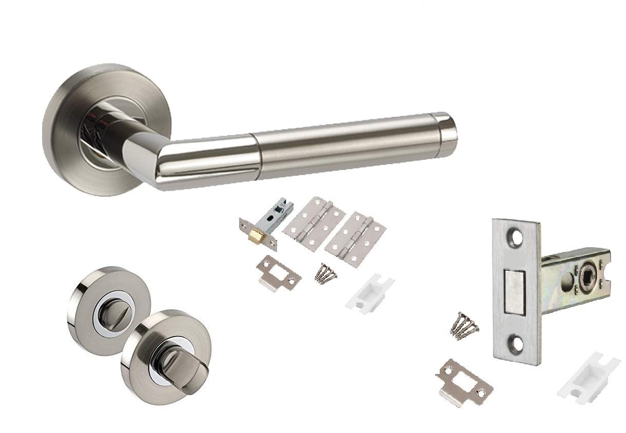 Golden Grace Mitred Dual Finish Modern Bathroom Handle