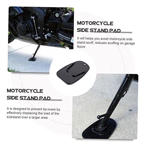Biudeco 20 Pcs Motorcycle Support Plate Off Road Accessories Accesorios Para Motocicletas Bike Holder Adjustable Side Stand Kickstand Pad Motorcycle Riding Kickstand Motorbike Supplies Abs #TOP5