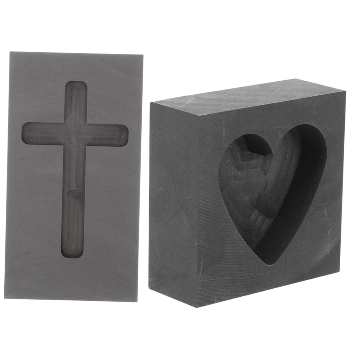 Stampo In Grafite Per Fusione Metalli - Per Oro, Argento, Rame E Alluminio, 8.8x4.9x1.4 Cm - Foto 5