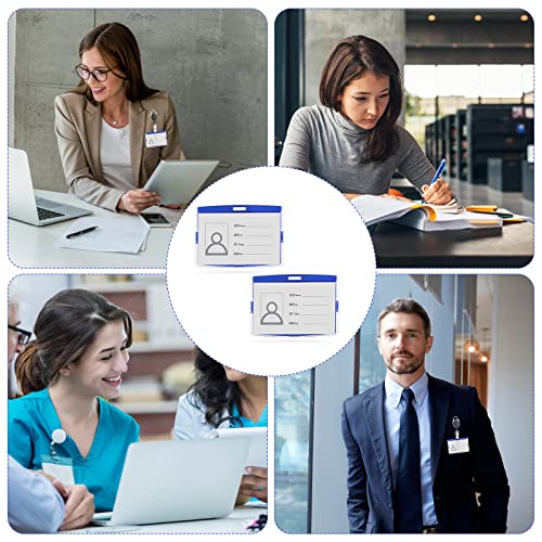 TIESOME Porta badge, 2 porta carte d'identità in