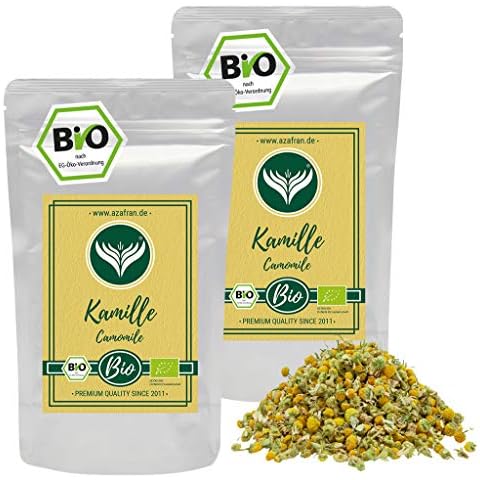Azafran BIO Kamille - Kamilleblüten lose getrocknet als Tee 500g Cover