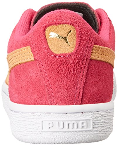 PUMA Suede JR Classic Sneaker (Little Kid/Big Kid) , Beetroot Purple/Peach Cobbler, 5.5 M US Big Kid3