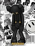 kaws x sesame street italia  Graffiti No Pain Kaws Pop Art Style Inspired College Ruled Notebook: Street Art Notebook For Teens ( 8.5 x 11 inches) Blank Lined Notebook Journal- 120 Pages