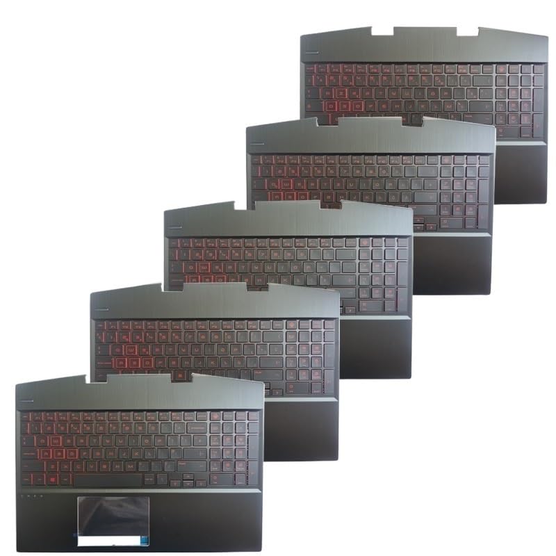 Palmrest + Clavier Rétroéclairé Pour HP Omen 15-dh0022nf - Pièce Reconditionnée Testée
