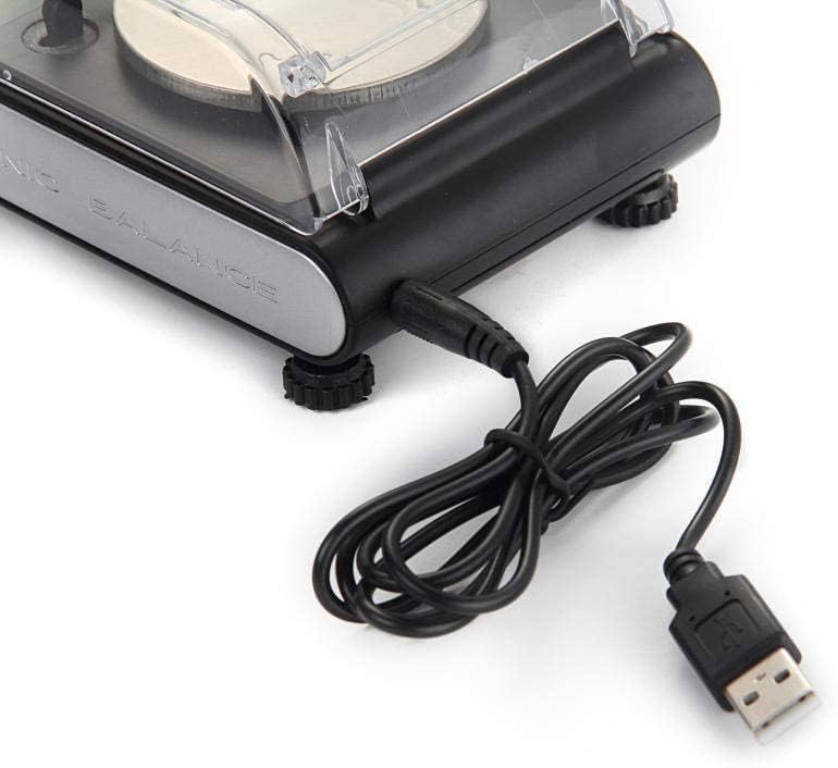 Báscula Digital precisa, báscula de joyería de precisión, balanza electrónica de Material con Pantalla táctil de 50G/0.001G