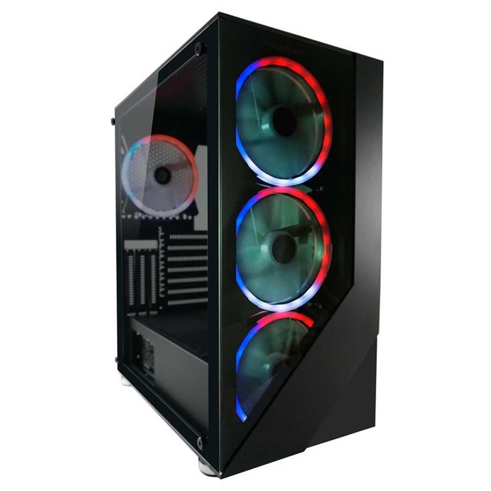 CAJA PC LC-POWER GAMING 803B-ON SHADED_X RGB NEGRO