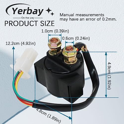 Image of Starter Solenoid Relay for Honda TRX250 Fourtrax 250 1985 1986 1987 / NX250 1988 1989 1990