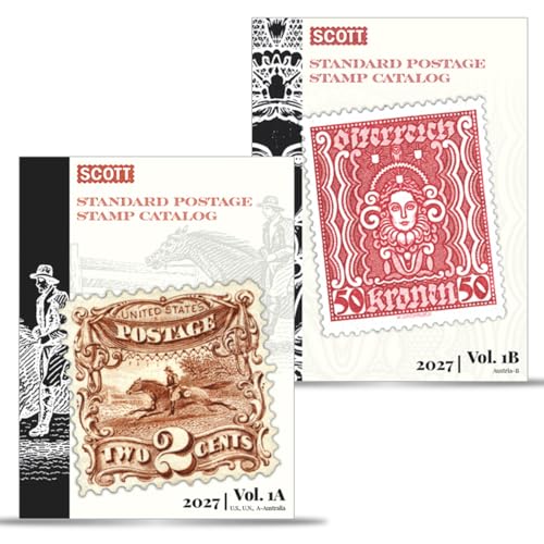 2027 Scott Stamp Postage Catalogue Volume 1: Cover Us, Un, Countries A-B (2 Copy Set): Scott Stamp Postage Catalogue Volume 1: Us, Un and Contries A-B