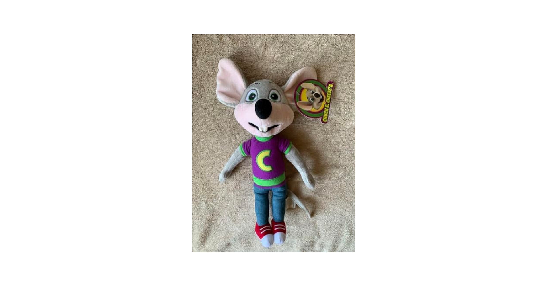 Amazon.co.jp: チャッキーチーズ32cmぬいぐるみchuck e cheese's