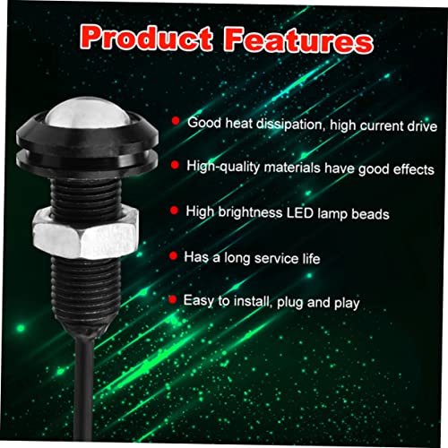 BUGUUYO 10 Peças Luzes Marcadoras De Carro Luzes De Neblina De Motocicleta Drl Luzes Traseiras De Ol