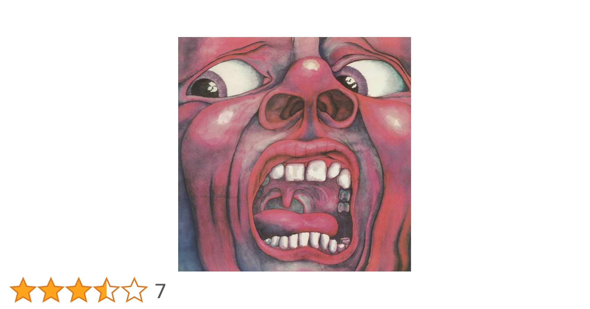 【アナログＬＰ●日本盤】キング・クリムゾン／クリムゾンキングの宮殿 In The Court Of The Crimson King: クリムゾン キングの宮殿