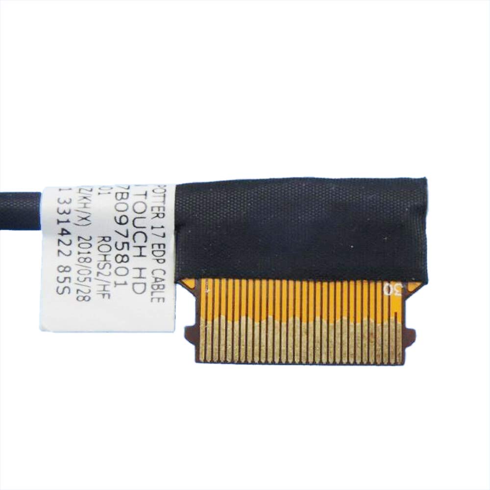 ZAHARA Cavo Flat LCD LED LVDS Display/Schermo di Ricambio per HP 17BY 17CA 17QCR 17QCS 6017B0975801 6017B0975601 L22519001 6017B0974401 6017B0974201(No Touch,30pin)