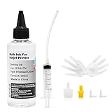 Printhead Cleaner Kit for Inkjet Printers Printer Nozzle Cleaning Kit Compatible for All Print Head of Printers Epson/HP/Canon/Brother/Lexmark/Kodak/Samsung 100ml 10ml Premium Syringe 1PK