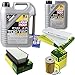Produktbild QR-PARTS 69330011 Filter Set Inspektionspaket 6 Liter Liqui Moly Motoröl Top Tec 4100 5W-40 MANN-FILTER Innenraumfilter Luftfilter Ölfilter