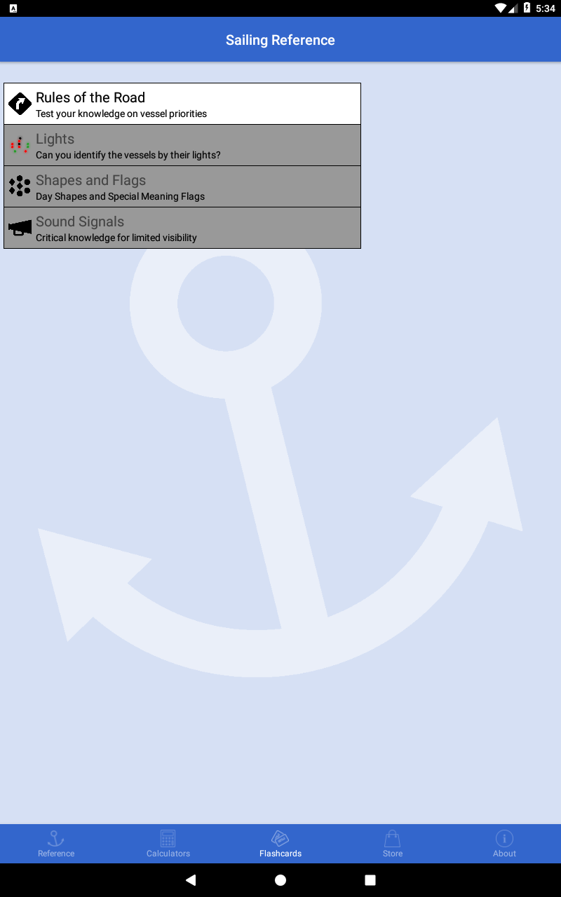 Sailing Reference - App on the Amazon Appstore