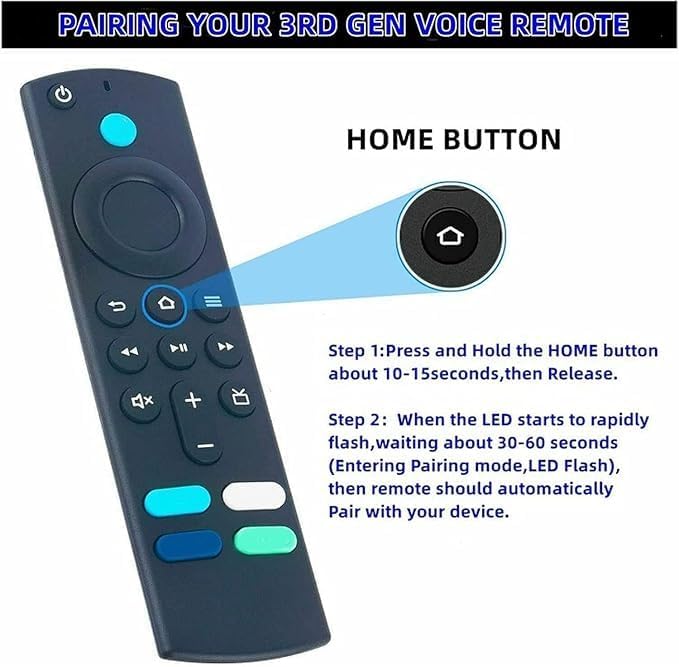 Image of Remote Control Original Compatible with 3rd Generation tv Stick