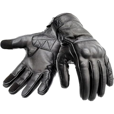 Hand Fellow Premium Leather Motorcycle Gloves Cover