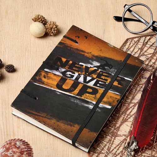 Journal vintage Purpledip idée cadeau avec papier fait à la main et relié rigide