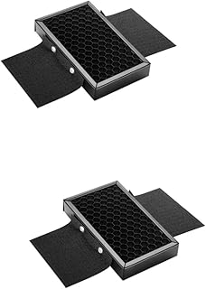 OSALADI Lapel Watch 2pcs Case Flash Grid System Flash Softbox Reflector Light Reflector Accessories Photography Accessories Metal Shell Filter Honeycomb Butterfly Phone Chain