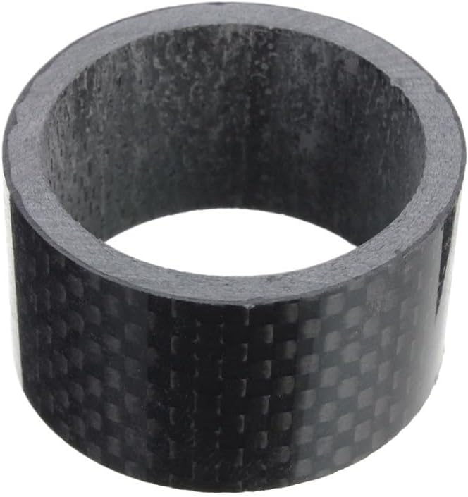 Carbon Bicycle Spacer Set Headset Spacer 3/5/10/15/20mm Road Bike Spacers Kit for Bikes(Five Piece Set)