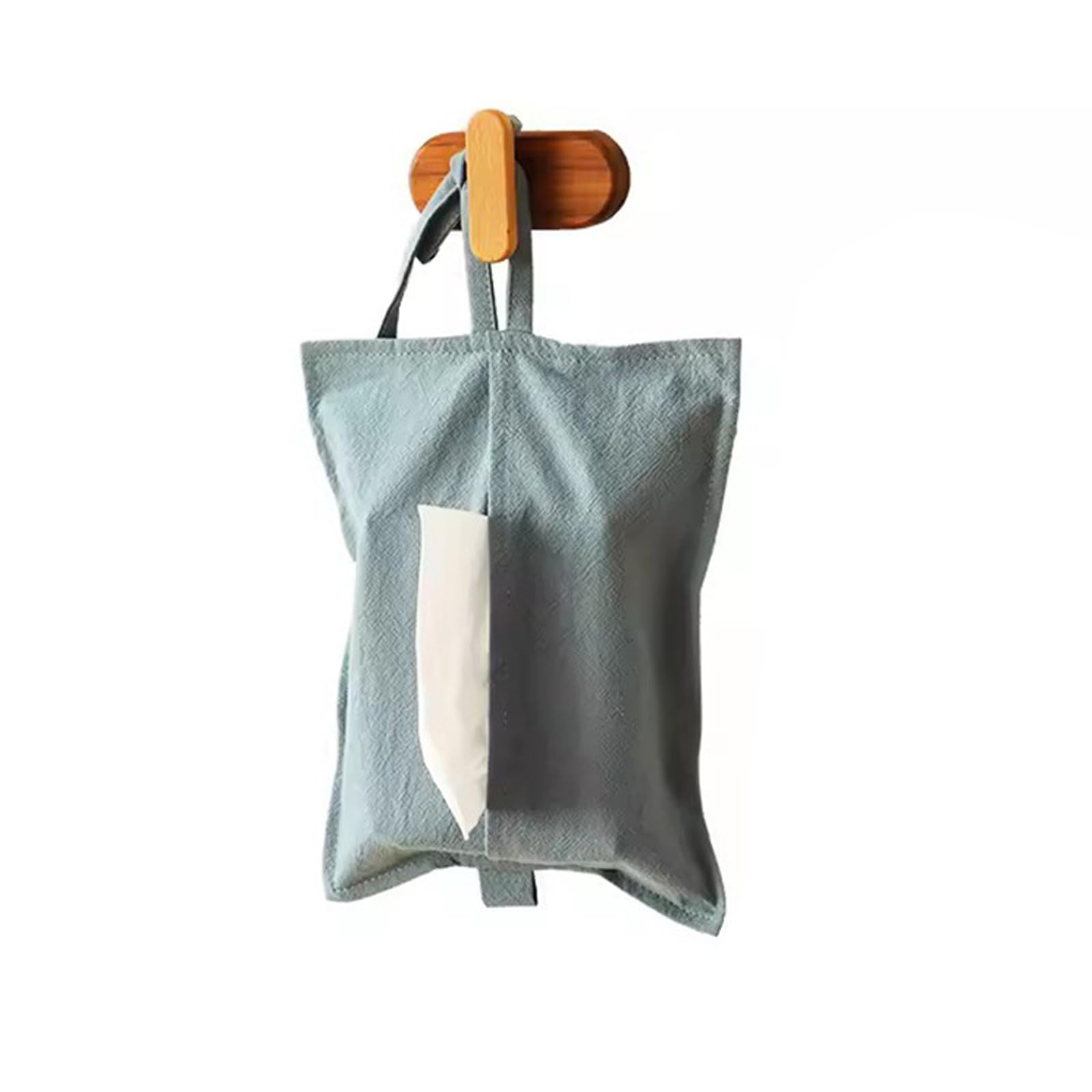 Fabric Tissue Dispenser Hanging Bag Perfect for Kitchen Counter Decoration Living Room Tissue Bag