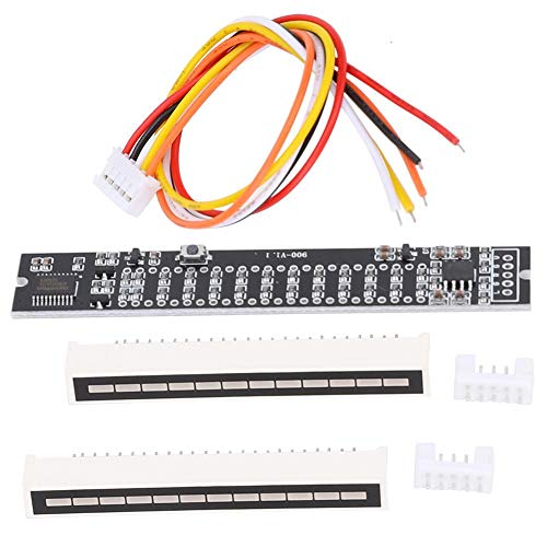 Annadue Voice Sound Control VU Meter Amplifier Board, Audio Spectrum Indicator, DIY Dual 12 Level Stability for Musicians and Sound Audio Professionals(Music Spectrum Level Indicator)