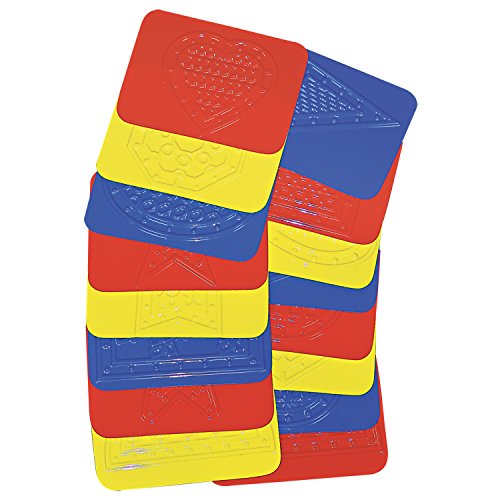 Roylco R-48230 Teach Me Shapes Rubbing Plate cover