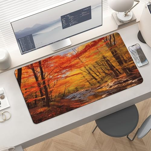 Mouse pad de goma grande resistente al agua 60x30 cm miniatura 6