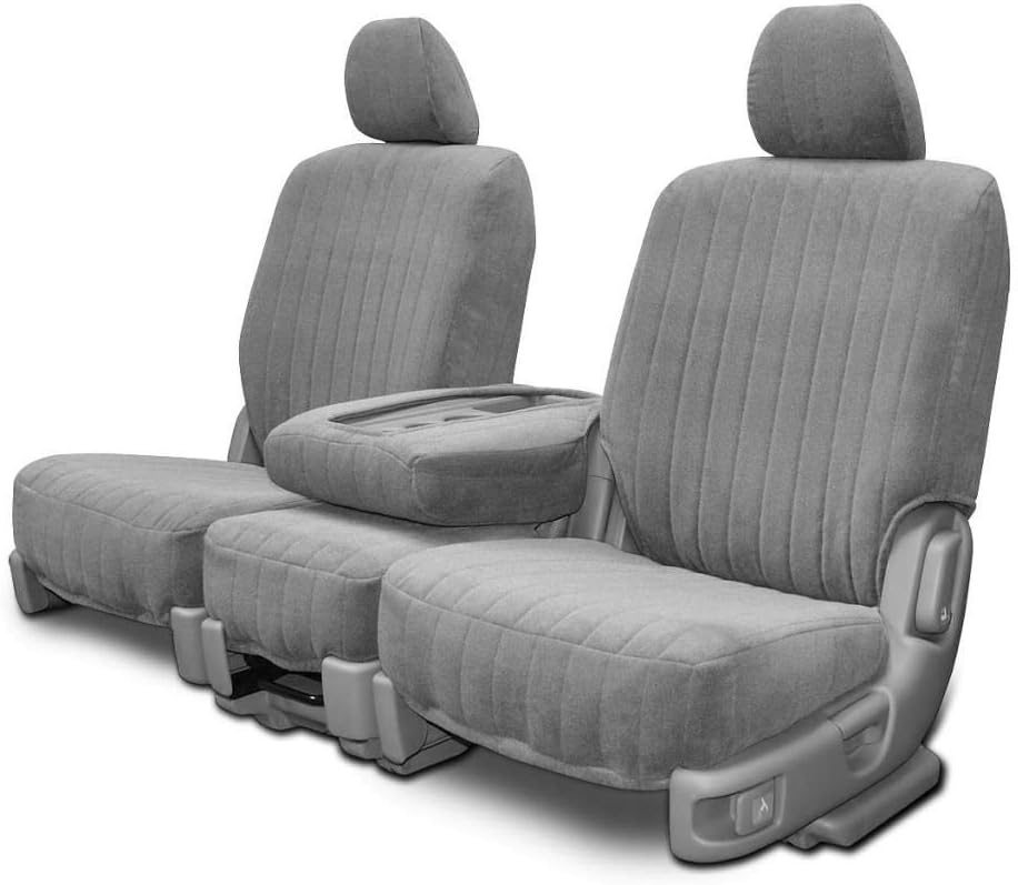 Custom Fit Seat Covers for Chevy/GMC Low Back Style Seat Taupe Dorchester Fabric
