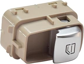 A2059051513 Interruttore alzacristalli elettrici auto anteriore destro per Mercedes Benz Classe C W205 S205 C180 C200 C220 C300 C400 AMG C63 S (Beige)