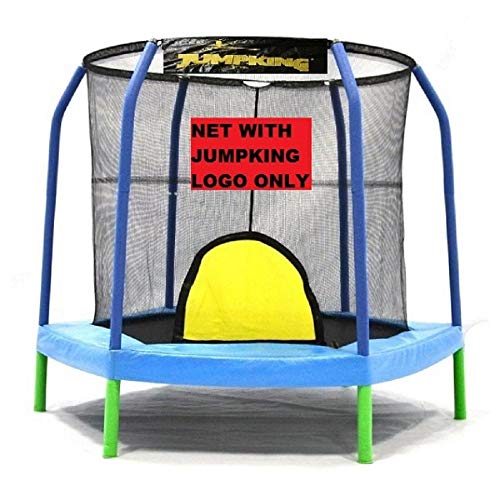 7.5' Enclosure Net Hexagon for 6 Poles for 5" Springs with JK Logo