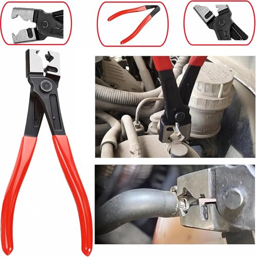 Shrandi 6PCS Automotive Electrical Disconnect Pliers Set, Depinning Tool for Electrical Terminal & Hose Clip Removal,Professional Automotive Electrical Clip Removal