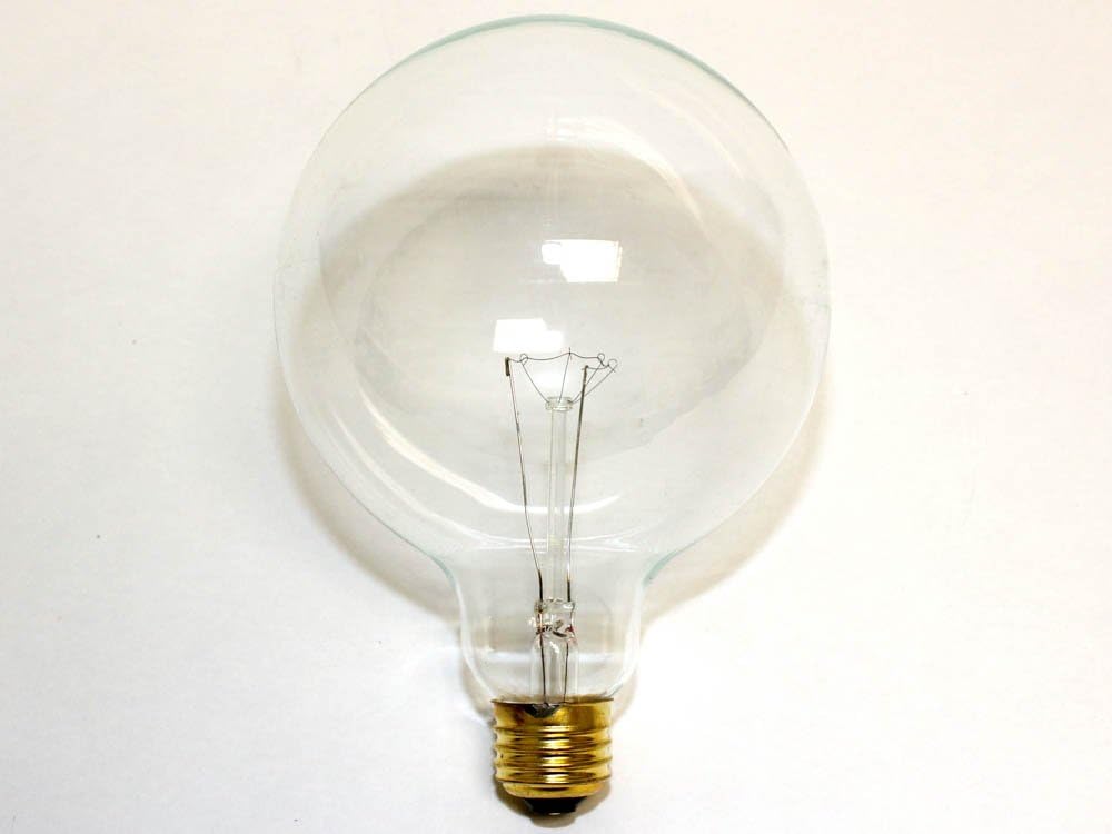 Bulbrite 40W 125V G40 Clear Globe Bulb, E26 Base