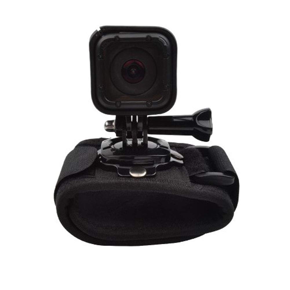WalwayAdjustable 360 Degree Rotation Wrist Strap Mount with Screw for GoPro Hero 8/7/ 6/5/ 5 Session/ 4 Session/ 4, DJI OSMO Action, Xiaoyi, AKASO and Other Action Cameras