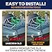 2-pack Short Whip Metal AM/FM/XM CB Antenna Mast for Harley Davidson 16 inch