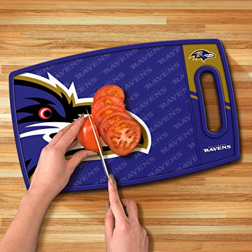 Image of YouTheFan NFL Baltimore Ravens Logo Series Cutting Board