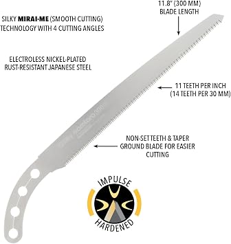 Silky Replacement Blade Only GOMTARO 300mm Fine Teeth (105-30)