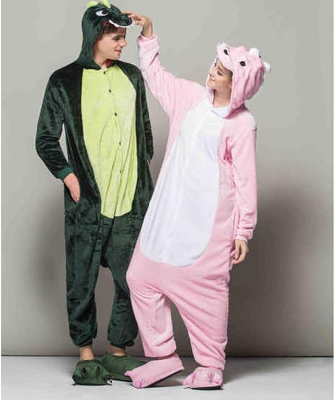 恐竜着ぐるみ 動物パジャマ 大人用 ルームウェア 部屋着 可愛い 秋冬 ペア カップル 男女兼用 フランネル 柔らかい 暖かい 保温 割引
