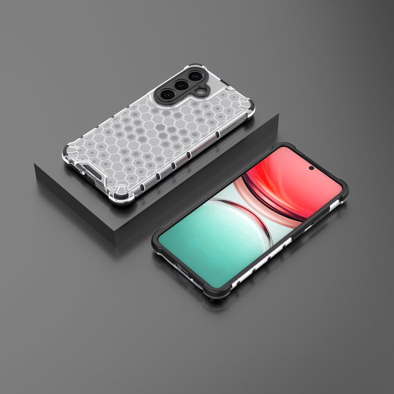 Image of Plastic Bumper Back Case Cover for Samsung Galaxy S26 5G (Transparent)