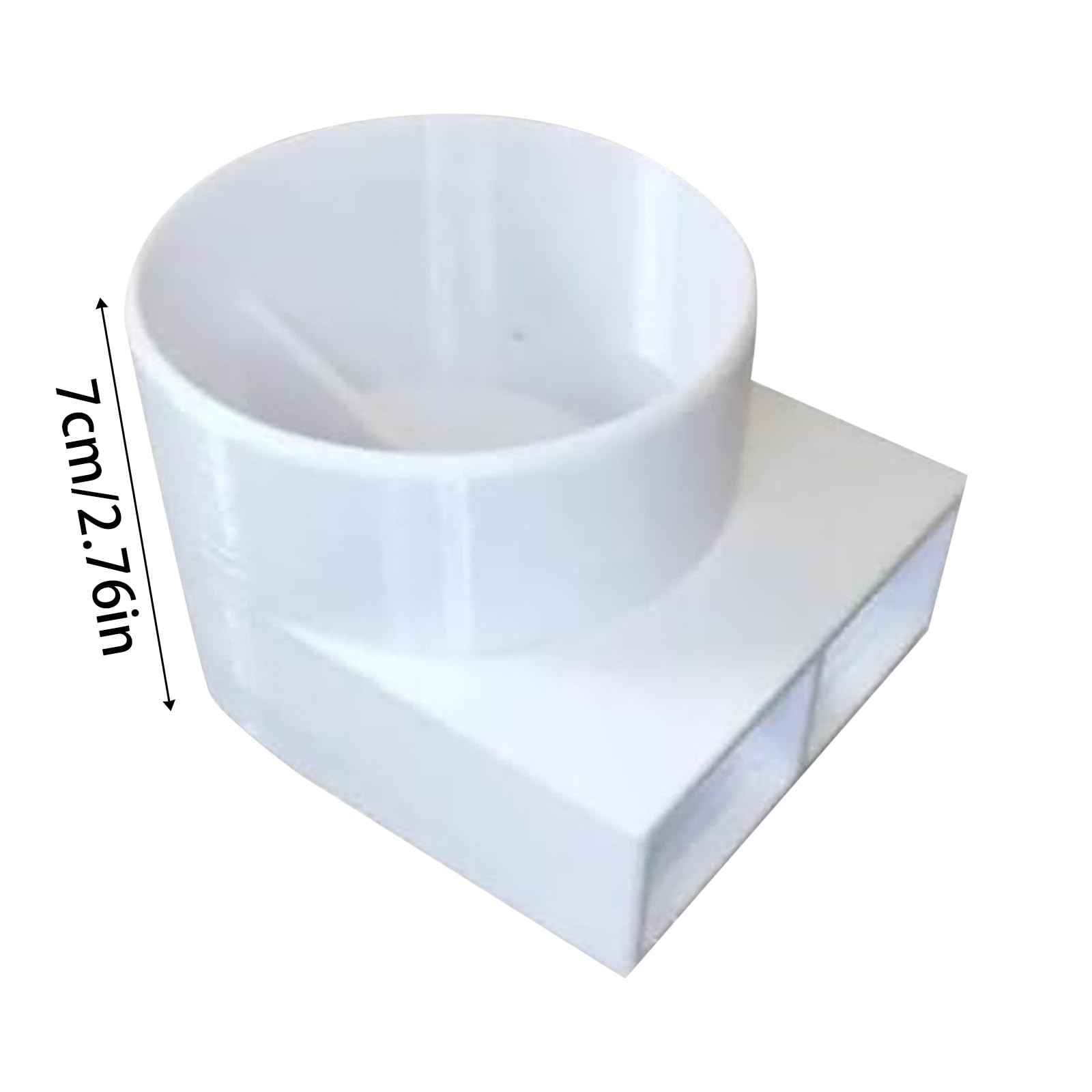 Director de ventilación para autocaravana para calefacción Truma, accesorio para manillar de aire apto para calefacción Truma y Webasto, desviador de flujo de aire de 90°, material ASA, diámetro de 55 — view 8