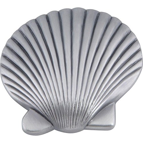 Atlas Homewares 143-P Sea Collection Pewter 2-Inch Clamshell Knob