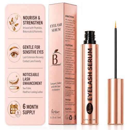 BIYSBER Advanced Lash Serum 2.0 (6 mL) — Multi-Peptide Lash & Brow Enhancer