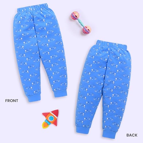 Image of LuvLap Baby Boys & Girls 100% Cotton Pyjama Sets, Pack Of 4
