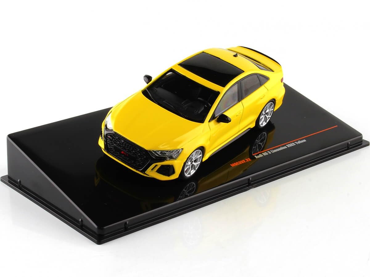 2022 Audi RS3 Limousine (8Y) Amarillo 1:43 IXO Models MOC332.22