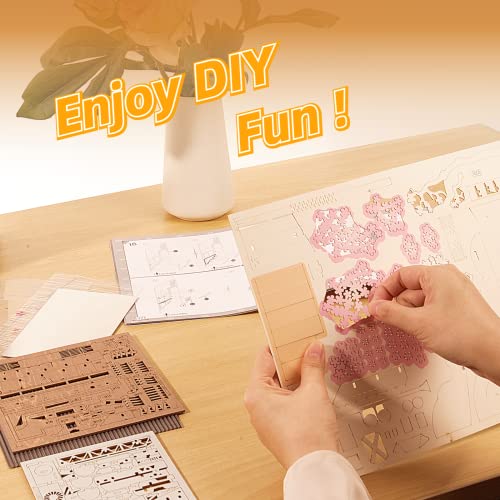 Cibolar Diy Book Nook Kit, 3D Wooden Puzzle Bookend For Bookshelf Insert With Led Light, Stand Bookshelf For Home Decorative Books Ornaments #TOP3