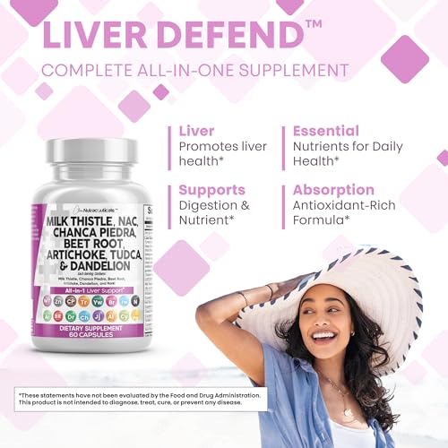 image for Clean Nutraceuticals Milk Thistle NAC Chanca Piedra Beet Root Artichok