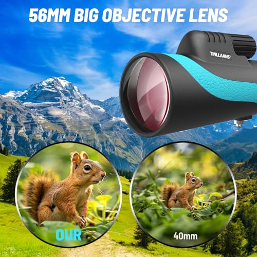 image for Tinllaans Monocular Telescope, Monoculars forAdults High Powered with 