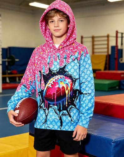Image of Lovekider Boys Hoodie Kids 3D Print Graphic Pullover Sweatshirt 6-16 Years