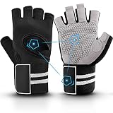 Astaresk 'Rock-Climber' Workout Gloves Weight Lifting Gym Gloves with Wrist Wrap Support for Men Wom