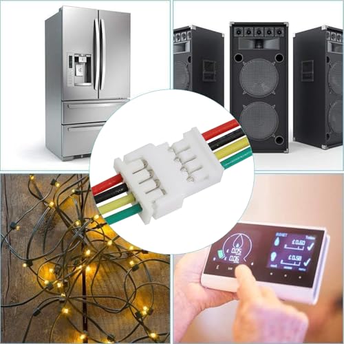 40 piezas cable conector JST 1.25mm 4 pines 100mm miniatura 6